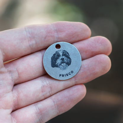 Custom Pet Portrait Pendant